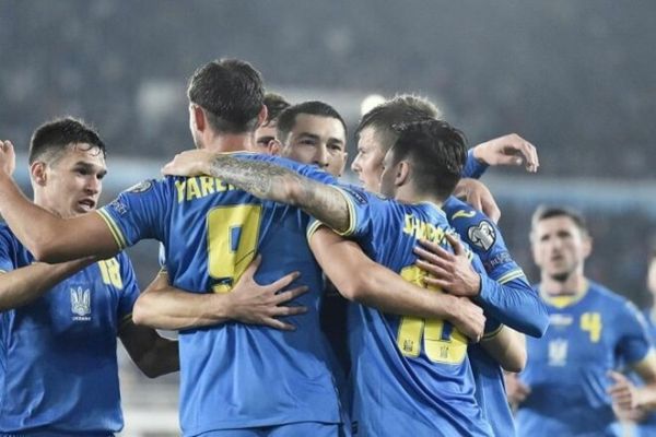 сборная Украины по футболу вышла в плей-оф ЧМ 2022